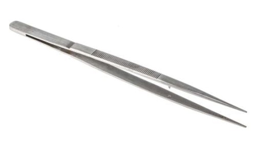 Pęseta, dł. 150, materiał: Stal nierdzewna, RS PRO