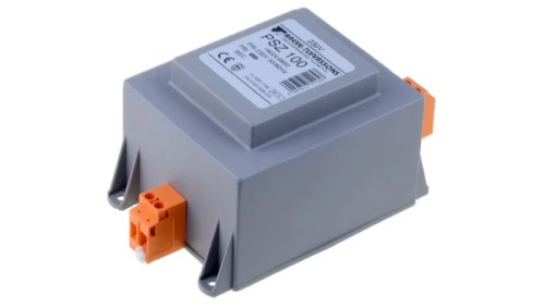 Transformator sieciowy 200VA 400VAC 230V na szynę DIN IP30 PSZ200/400/230V