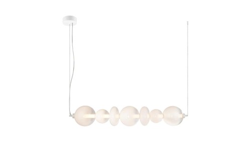 Lampa wisząca DAPHNE WHITE 40W ZŁOTY Ciepła 3000K 40W LED IP20 ML0864 Milagro