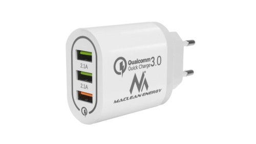 MCE479 W uniwersalna ładowarka USB Adapter 3xUSB