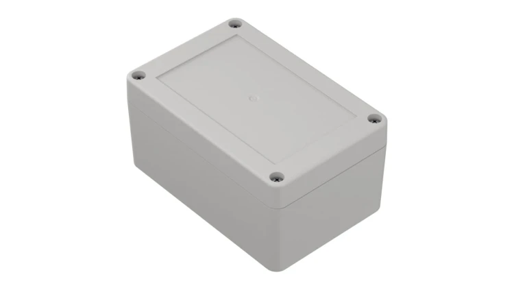 ZP120.80.60JpH TM ABS-PC - Obudowa hermetyczna ZP120.80.60 jasny dół - bezbarwna góra z uszczelką i tulejkami mosiężnymi ABS-PC