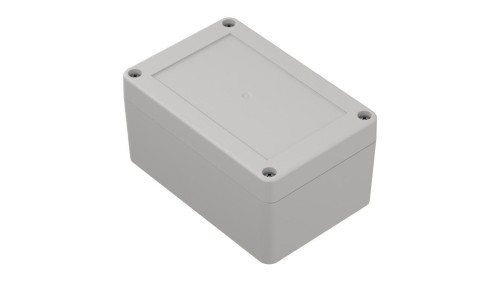 ZP120.80.60SJp-IP67 TM ABS-PC - Obudowa hermetyczna ZP120.80.60 jasny dół - bezbarwna góra z uszczelką zalewaną i tulejkami mosi
