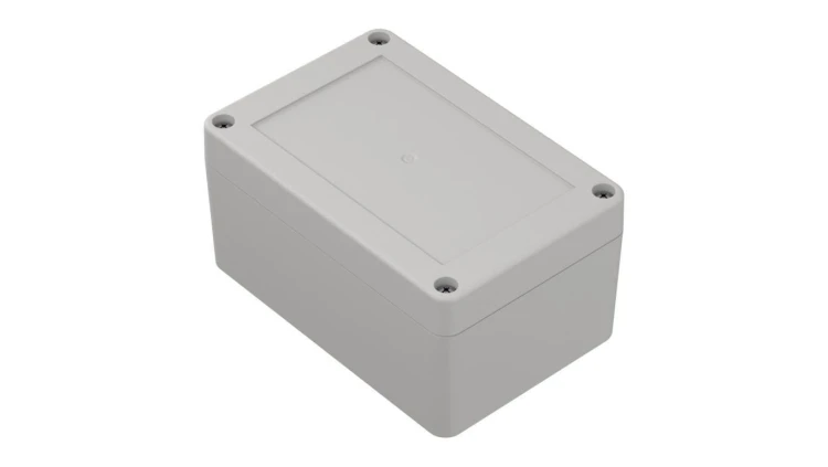 ZP120.80.60SJp-IP67 TM ABS-PC - Obudowa hermetyczna ZP120.80.60 jasny dół - bezbarwna góra z uszczelką zalewaną i tulejkami mosi