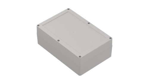 ZP210.140.75JpH TM ABS-PC - Obudowa hermetyczna ZP210.140.75 jasny dół - bezbarwna góra z uszczelką i tulejkami mosiężnymi ABS-P