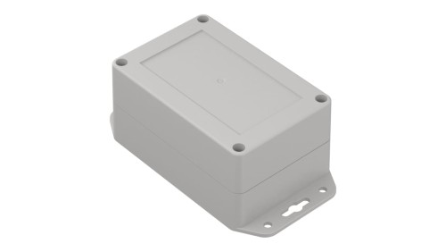 ZP120.80.60SUJp-IP67 TM PC - Obudowa hermetyczna ZP120.80.60 jasny dół z uszami - bezbarwna góra z uszami z uszczelką zalewaną i