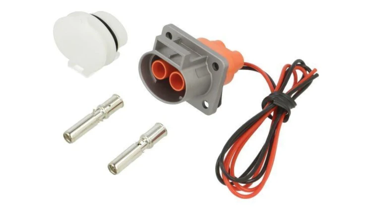 Złącze zasilające DC serii PowerLok Gen.2 żeńskie 60A 1kV PIN: 2 IP2X,IP67 PL082X-61-6-2