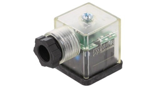 Złącze zaworowe wtyk format A 18mm żeńskie PIN 3 110V IP65 7000-29085-0000000