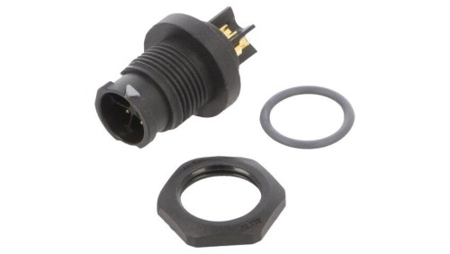 Złącze okrągłe, męskie, PIN: 5, gniazdo/wtyk, boczne, na panel, 630 V, 16 A AG-05PMJS-QC800P