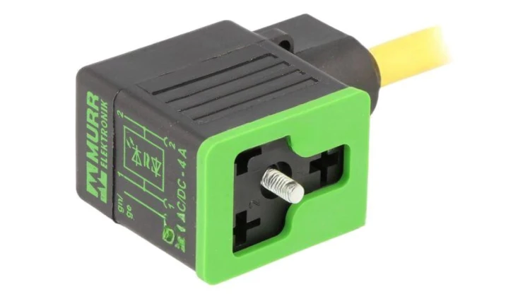Złącze zaworowe wtyk Wersja B PIN 3 10mm żeńskie 24VDC 4A 7000-10021-0260500