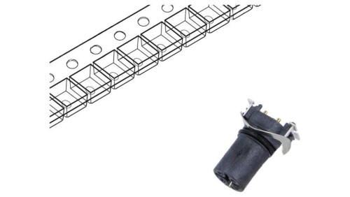 Złącze M12, żeńskie, PIN: 5, gniazdo, proste, ekranowane, 60 V, 4 A MSAS-05PFFT-EE0001