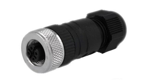 Kabel konfekcjonowany obustronnie złącza M12 męskie proste / M12 żeńskie prosty 4-PINowe PUR 11828