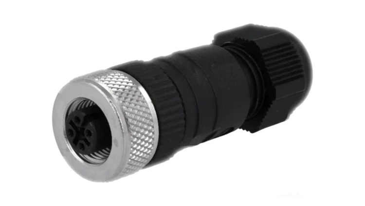Kabel konfekcjonowany obustronnie złącza M12 męskie proste / M12 żeńskie prosty 4-PINowe PUR 11828