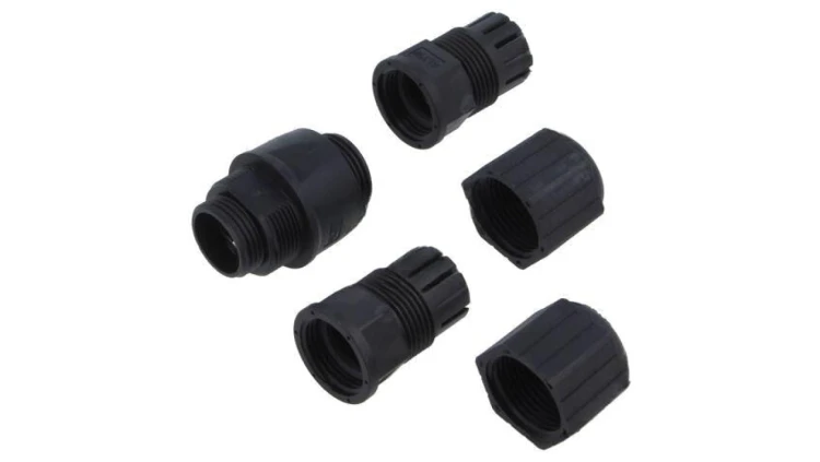 Łącznik kablowy RJ45, PIN: 8, prosty, skręcany, na przewód, IP67 RDP-00BFFA-SLM7001