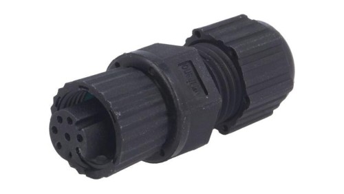 Złącze M12, żeńskie, PIN:8, wtyk, proste, 30V MSAP-08BFFA-SL8001