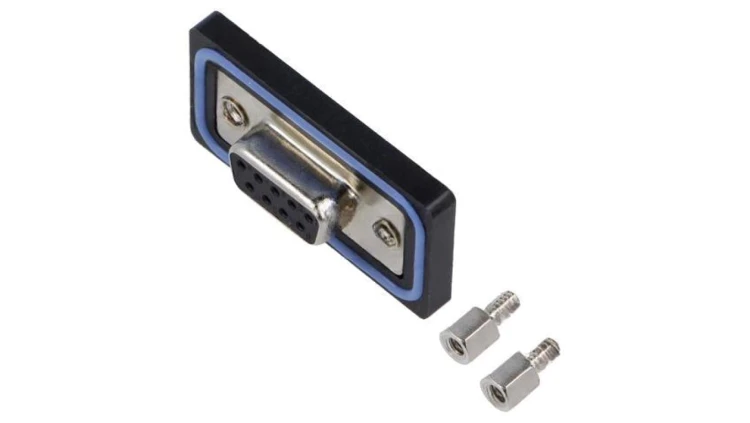 Złącze D-Sub, żeńskie, PIN:9, gniazdo, proste SDB-09PFFS-SL8001