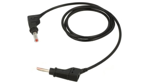 Przewód pomiarowy 19A wtyk bananowy 4mm,z obu stron Dł: 1m 66.9405-10021