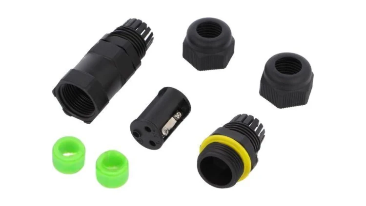 Złącze zasilające AC, żeńskie, 450V SC-L-PG12-03-GN