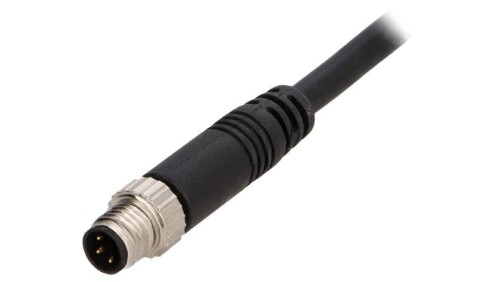 Złącze M8, męskie, PIN:4, wtyk, proste, 30V 8-04AMMM-SL7A02
