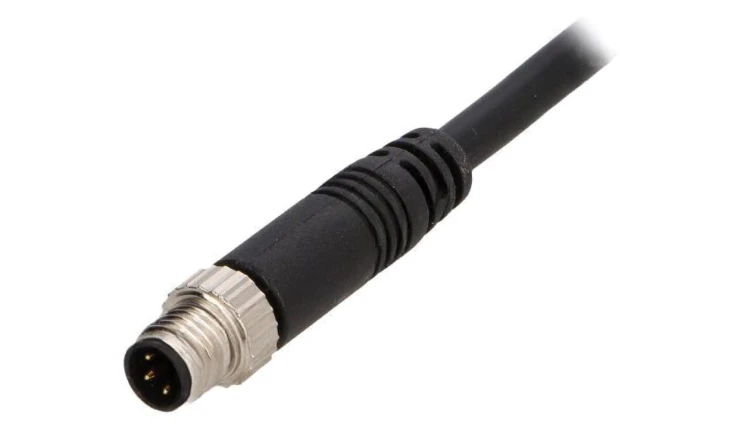 Złącze M8, męskie, PIN:4, wtyk, proste, 30V 8-04AMMM-SL7A02
