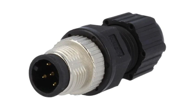 Złącze M12, męskie, PIN:5, wtyk, proste, 250V M12A-05BMMA-SL8001