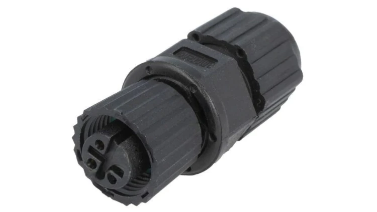 Złącze M12, żeńskie, PIN:3, wtyk, proste, 250V MSAP-03BFFA-SL8001