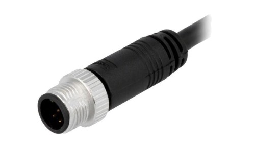Złącze M12, męskie, PIN:8, wtyk, proste, 30V M12A-08BMMM-SL8D01