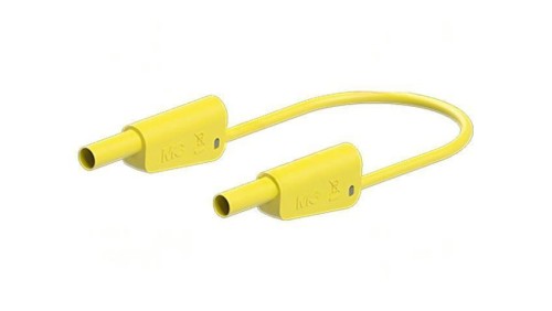 Przewód pomiarowy 19A wtyk bananowy 4mm,z obu stron Dł: 1,5m 66.2011-15024