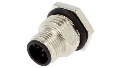Złącze M12, męskie, PIN:5, gniazdo, proste, 60V M12A-05PMMP-SF8002