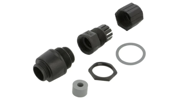 Złącze RJ45, żeńskie, proste RDP-00DFFA-SLM7001