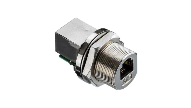 Złącze RJ45, żeńskie, PIN:8, gniazdo słuchawkowe, boczne, kątowe 90 RCM-5SPFFH-SCU7001