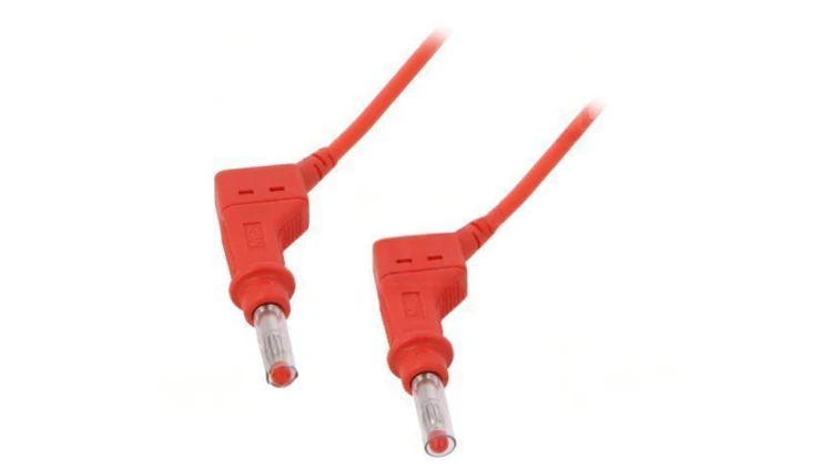 Przewód połączeniowy 32A wtyk bananowy 4mm,z obu stron 66.9407-15022