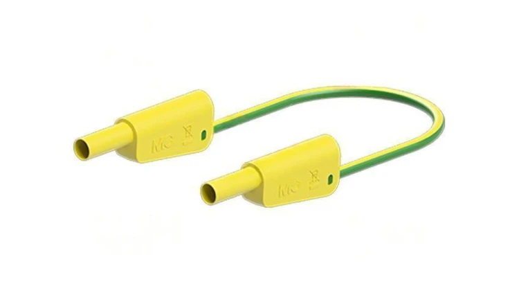 Przewód pomiarowy 32A wtyk bananowy 4mm,z obu stron Dł: 1m 66.2014-10020