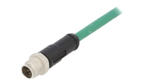 Złącze M12, męskie, PIN:8, wtyk, proste, 50V MSXS-08BMMM-SL7X02