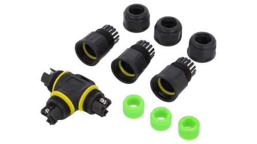 Złącze zasilające AC, żeńskie, 450V SC-L-PGT2-03-GN