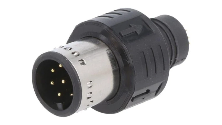 Złącze M12, męskie, PIN:8, wtyk,50V APPM-A08MAPAN-AS1