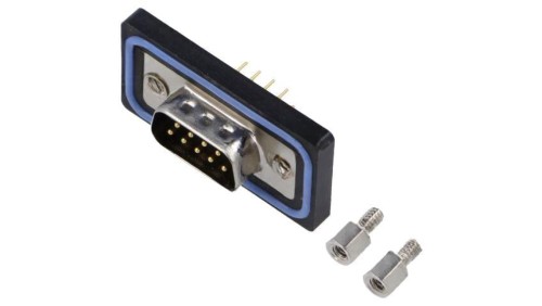 Złącze D-Sub, męskie, PIN:9, wtyk, proste SDB-09PMMP-SL8001