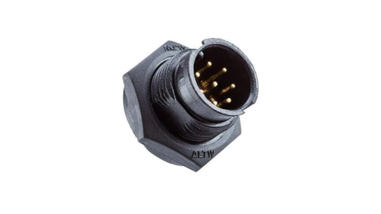 Złącze męskie, PIN:8 BB-02PMMP-LC7001