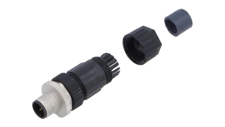 Złącze M12, męskie, PIN:5, wtyk, proste, 250V M12A-05BMMB-SL7001