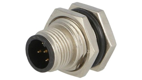 Złącze M12, męskie, PIN:5, gniazdo, proste, 60V M12A-05PMMP-SF8001