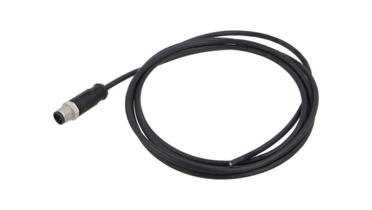 Złącze M12, męskie, PIN:5, wtyk, proste, 60V LM12A-05BMMM-SL8B02