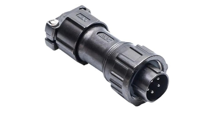 Złącze okrągłe, męskie, PIN:5, wtyk HB20-05BFMA-SL8001
