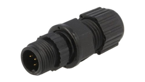 Złącze M12, męskie, PIN:5, wtyk, proste, 60V MSBP-05BMMA-SL8001