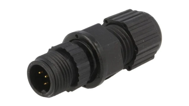 Złącze M12, męskie, PIN:5, wtyk, proste, 60V MSBP-05BMMA-SL8001