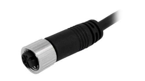 Złącze M12, żeńskie, PIN:3, wtyk, proste, 250V M12A-03BFFM-SL8D01