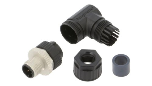 Złącze M12, męskie, PIN:5, wtyk, kątowe, 250V M12A-05BMMA-SR7001