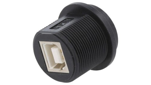 Złącze USB B, żeńskie, gniazdo, proste UB-20PMFP-SC8001