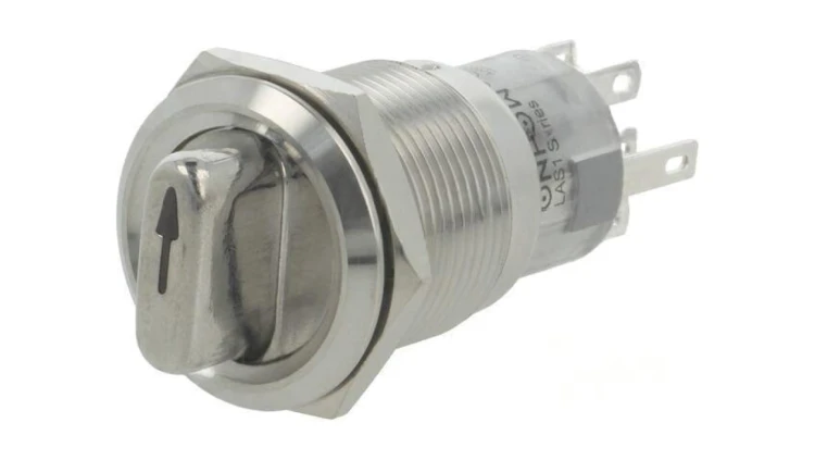 Przełącznik obrotowy Poz: 3 DP4T 0,5A220VAC 1A24VDC 50m LAS1-AGQ-22X/31/G/24V/S