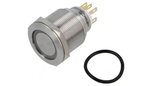 Przełącznik wandaloodporny Poz: 2 SPDT 3A220VAC 5A24VDC GQ25-L-11ZE/J/R/24V/S