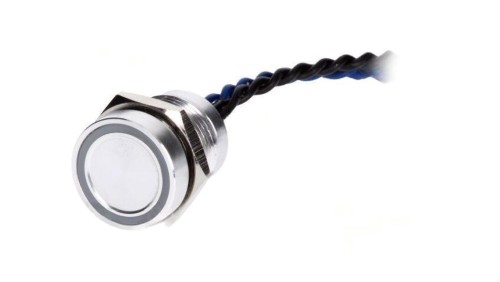 Przełącznik piezoelektryczny Poz: 2 SPST-NO 0,2A24VAC IP68 PS165P10YNT1B12V
