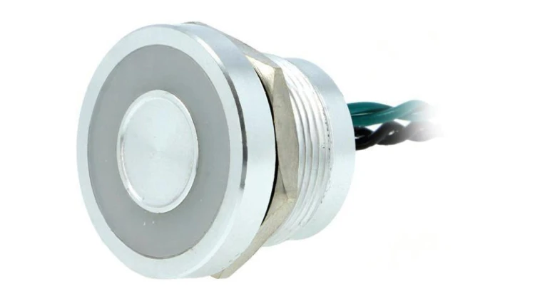 Przełącznik piezoelektryczny Poz: 2 SPST-NO 0,2A24VAC IP68 PS225P10Y01/G/24L